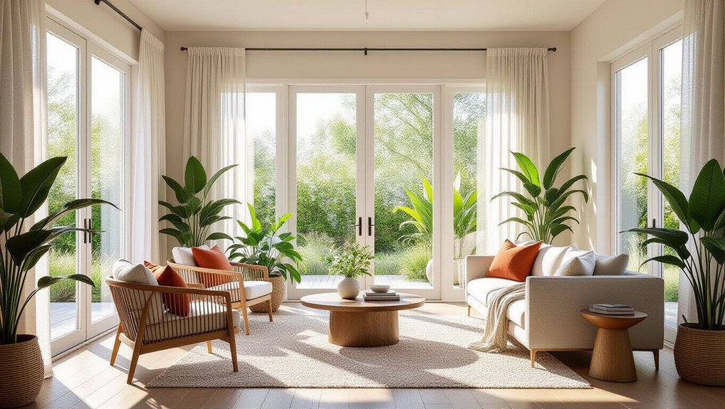 cozy spaces with greenery
