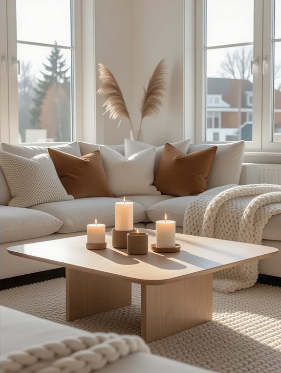 cozy textiles for simplicity