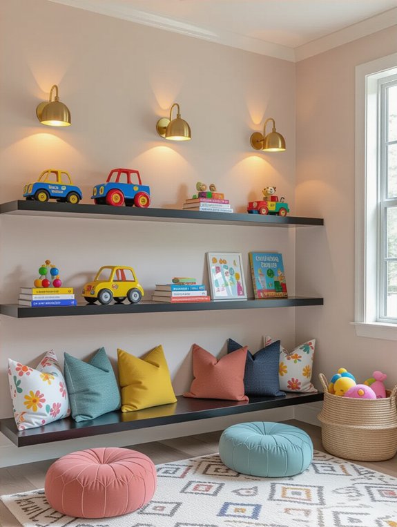 creative and organized playroom