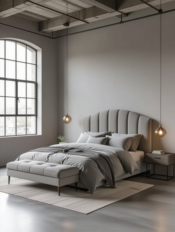 curved elegance meets industrial