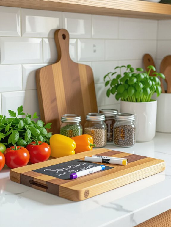 cutting board message board