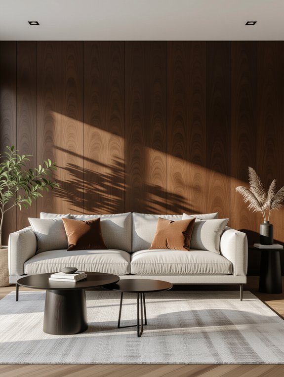 dark wood minimalist elegance