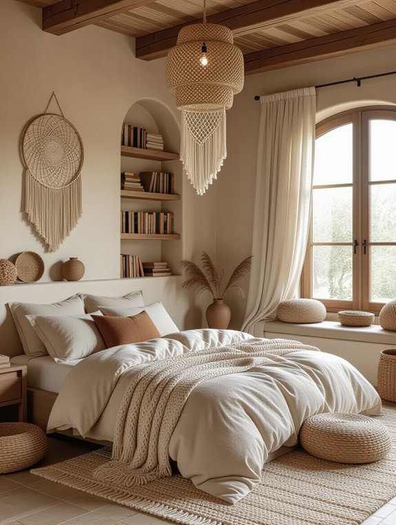 earthy tones for tranquility