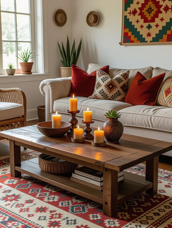 eclectic living room decor