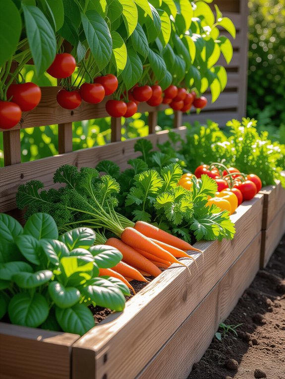 eco friendly pallet garden bed