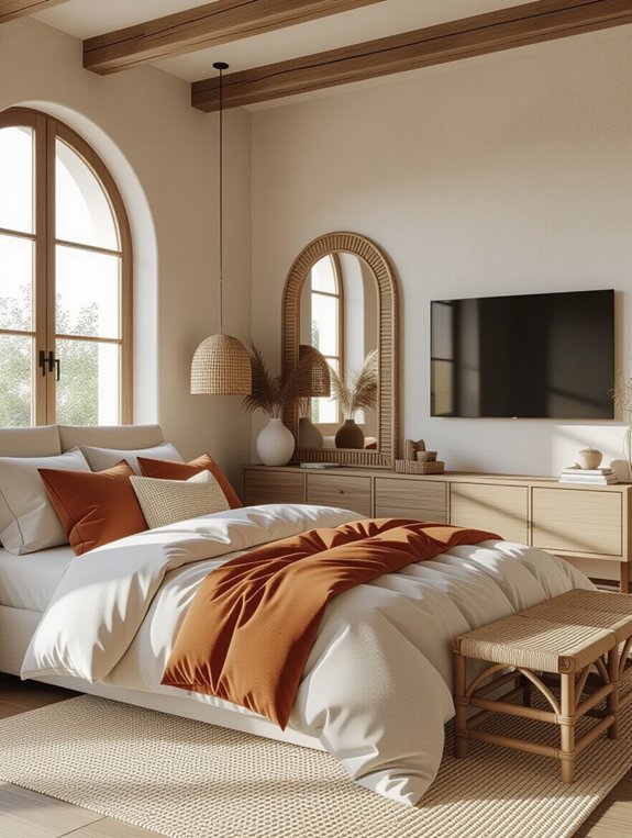elegant bohemian bedroom decor