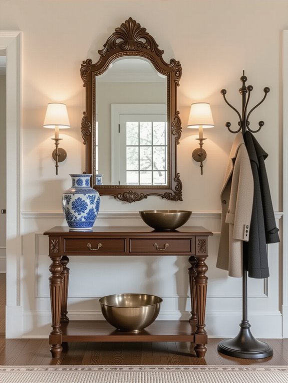 elegant entryway organization solution