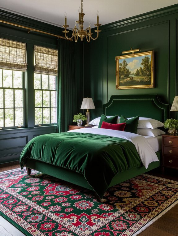 elegant jewel tones integration