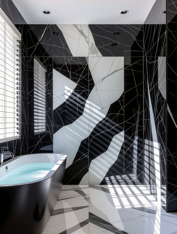 elegant marble wall art