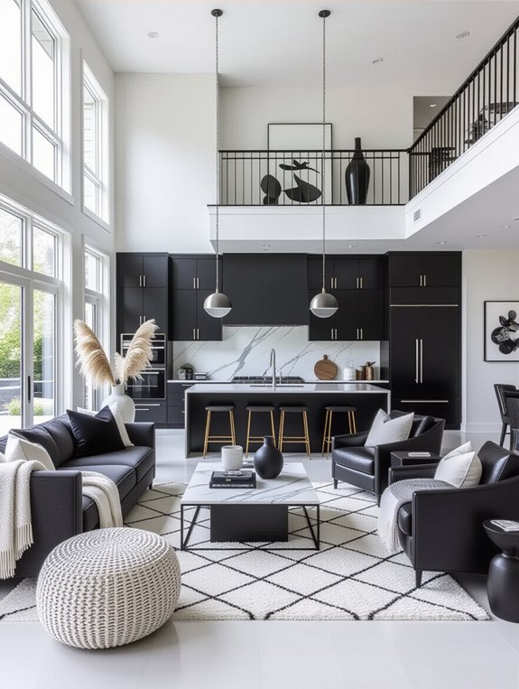 elegant monochrome design approach