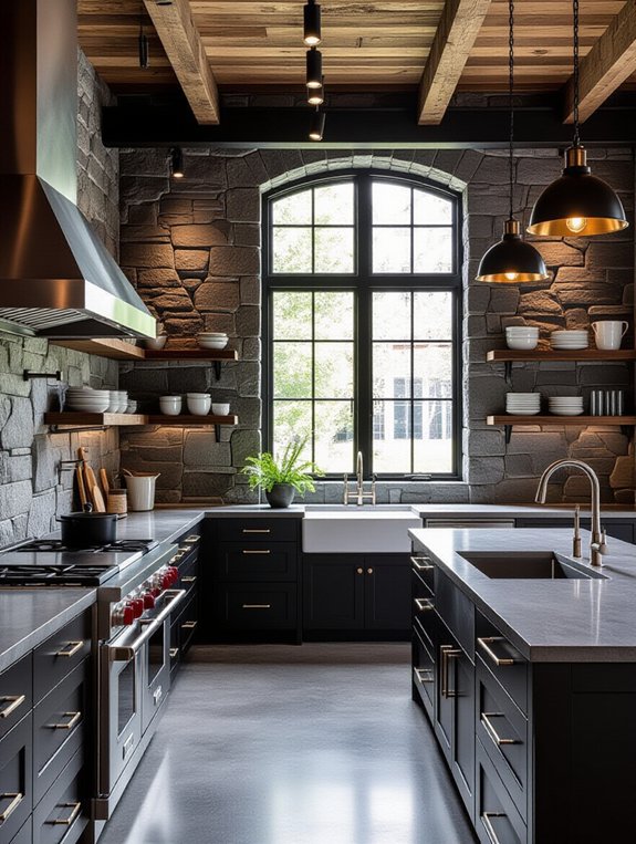 elegant stone color contrast