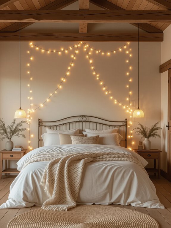 ethereal lighting for beds