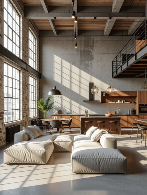 exposed concrete urban retreat