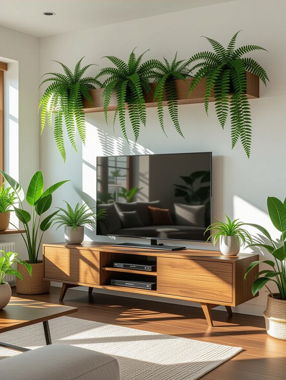 ferns enhance entertainment unit