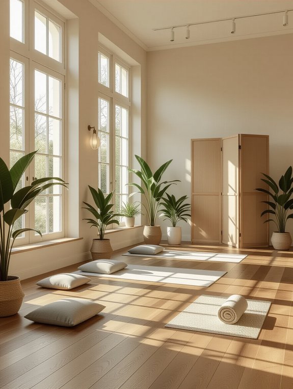 flexible yoga studio design