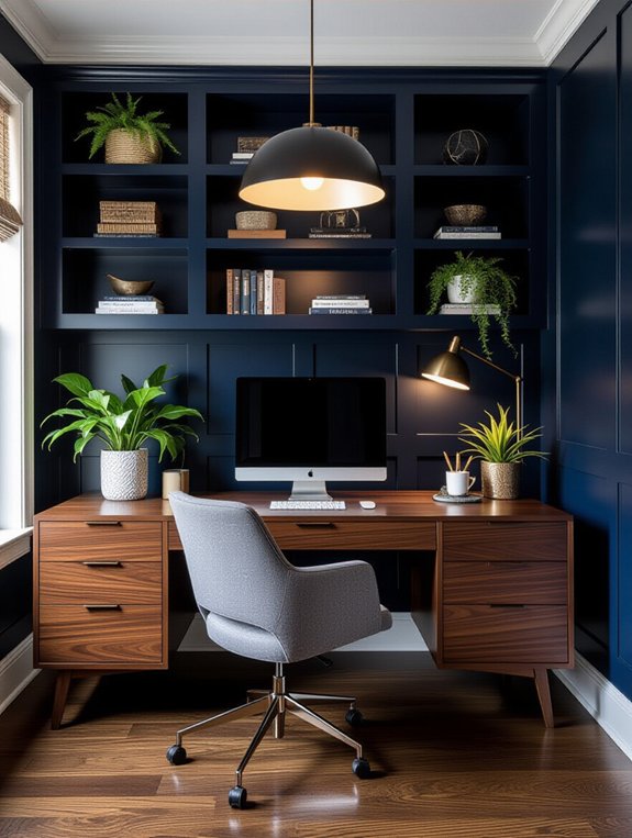 functional organized home office