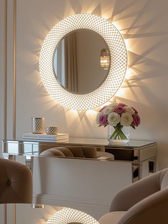 glamorous console table elegance
