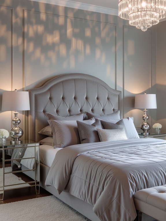 glamorous gray with metallics