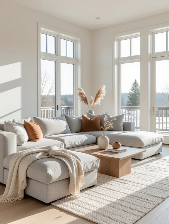 gray sectional focal point