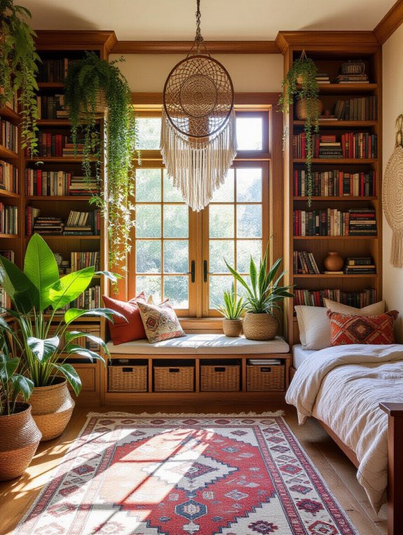 handcrafted bohemian bedroom decor