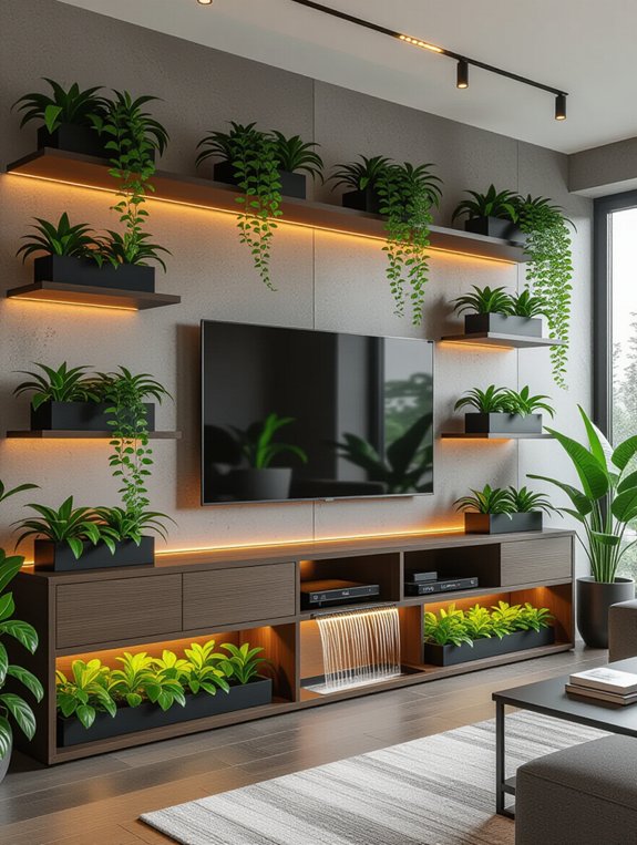 hydroponic smart entertainment center