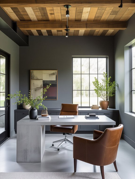 industrial chic home office