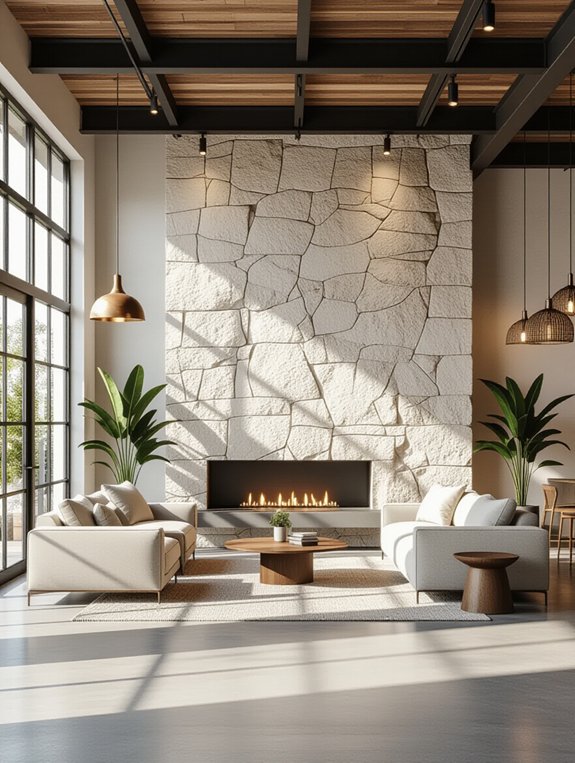 industrial chic living space