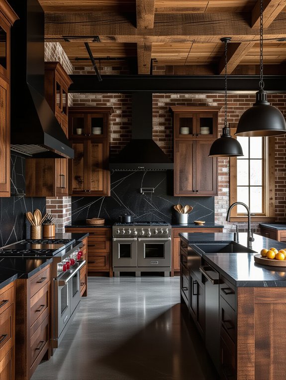 industrial rustic kitchen design