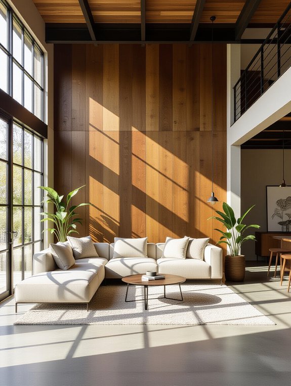 industrial warmth through wood