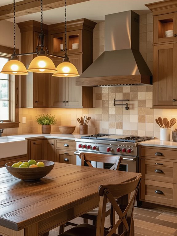 layered lighting for cabinets