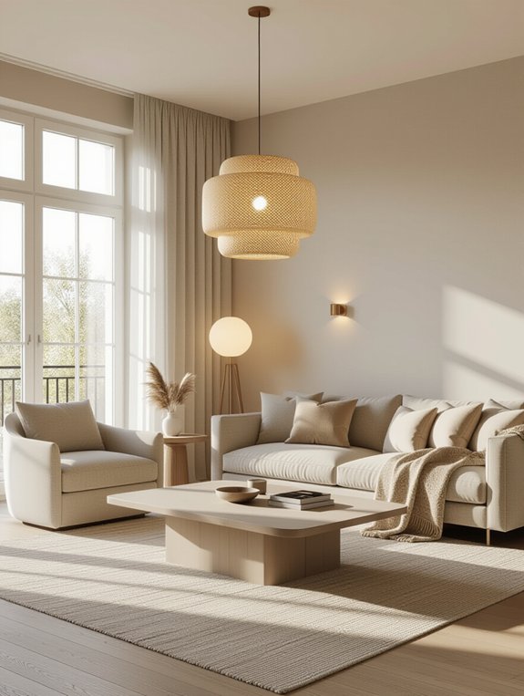 layered lighting for minimalism