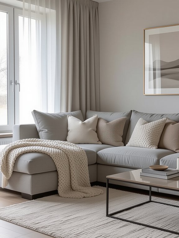 layered plush pillow textures