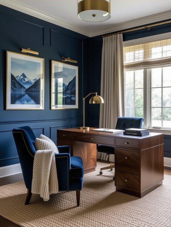 layered textures enhance workspace