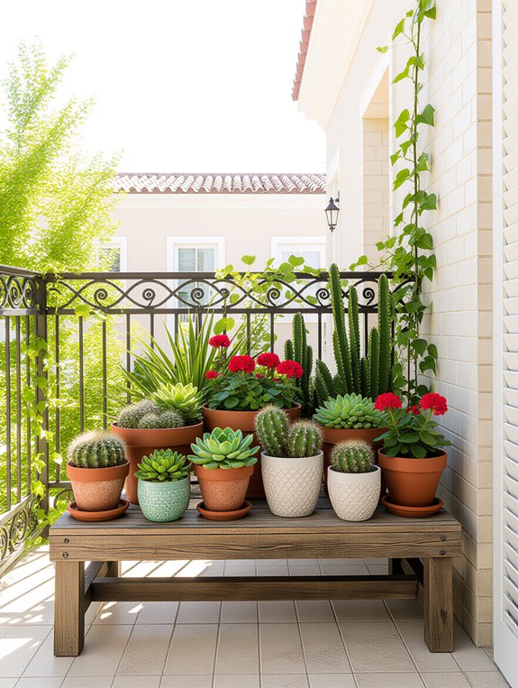 low maintenance balcony garden