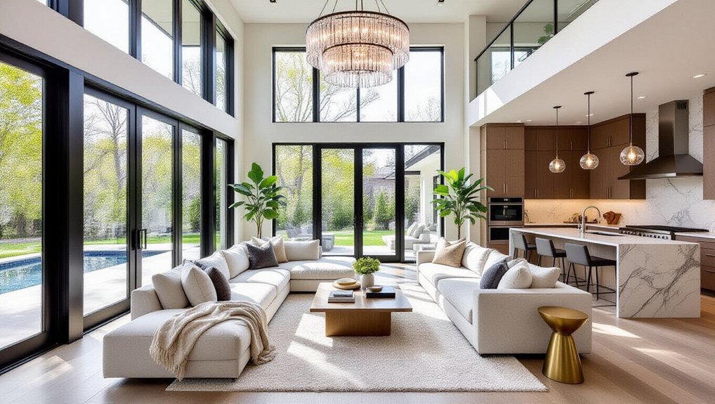 luxurious open concept designs