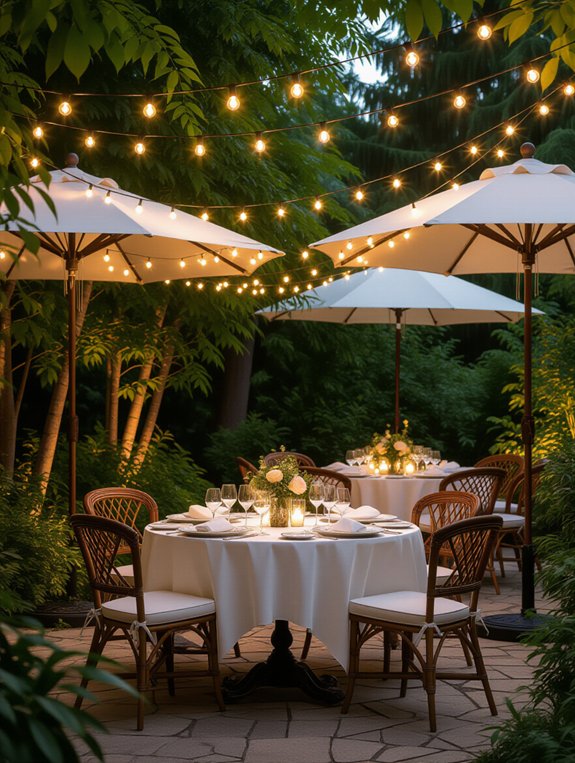 magical illuminated outdoor umbrellas