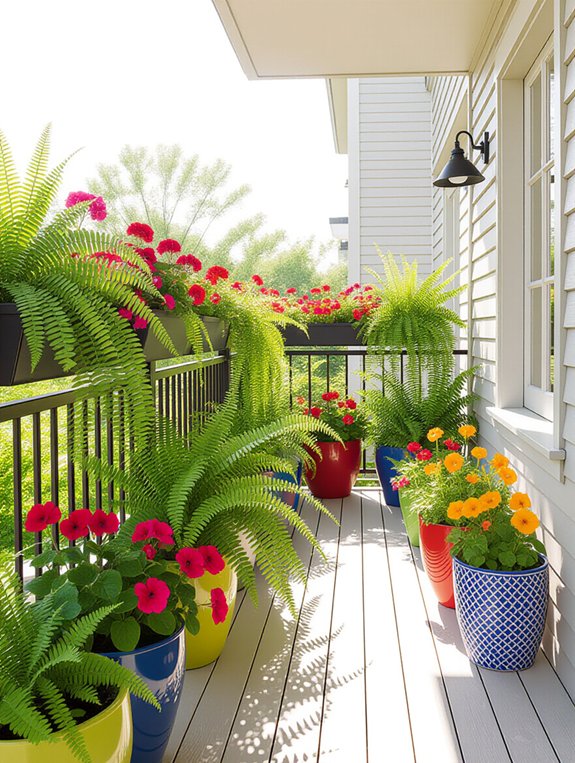 maximize balcony gardening space