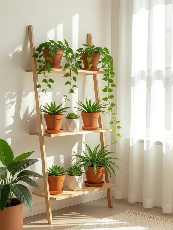 maximize wall space greenery