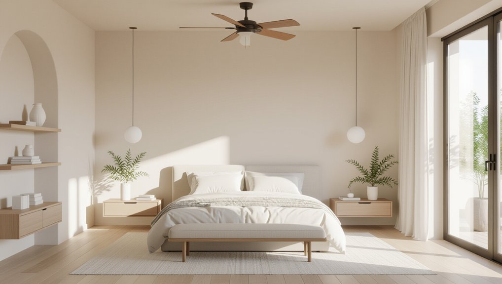 minimalist beige bedroom designs