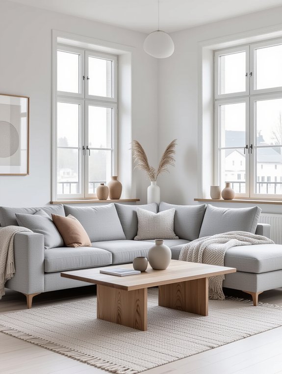 minimalist scandinavian living room