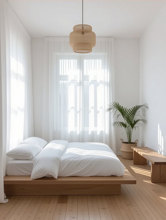 minimalist zen bedroom design