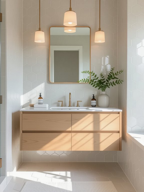modern bathroom tile design