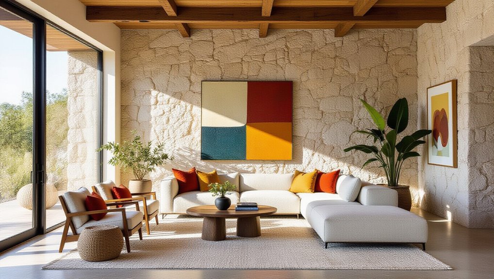 modern stone wall aesthetics