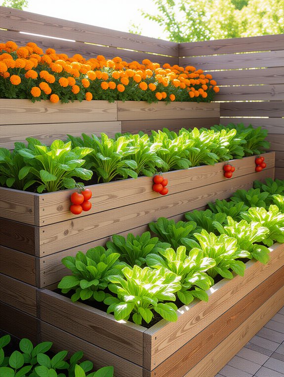multi level garden bed benefits