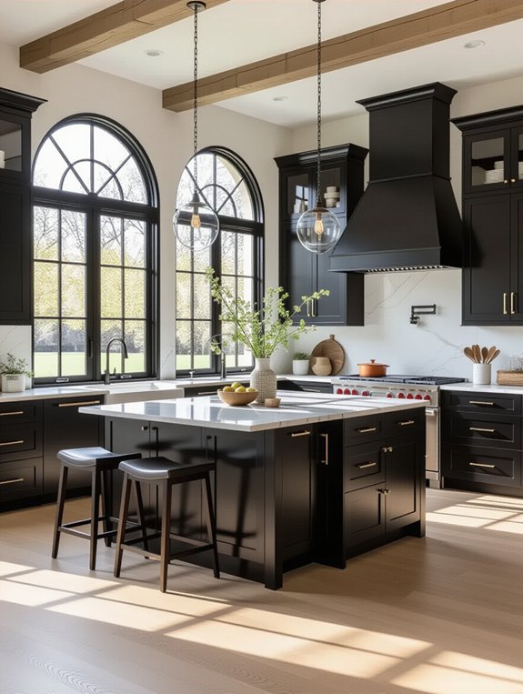 multifunctional black and wood