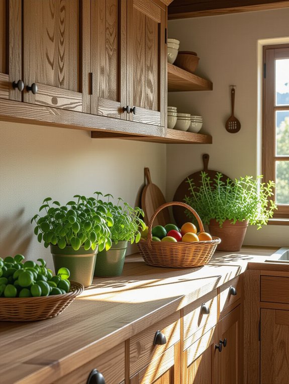 natural elements enhance kitchens