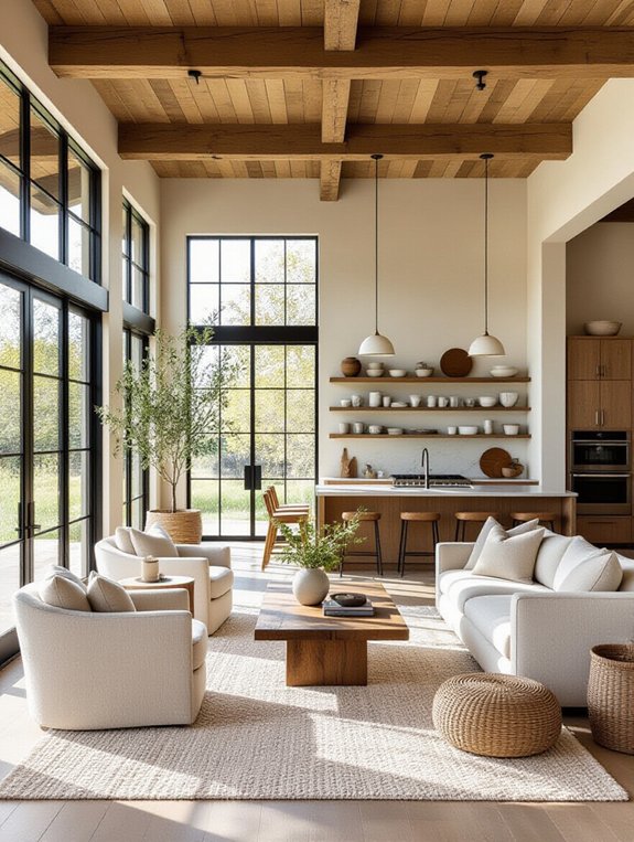 natural light enhances ambiance