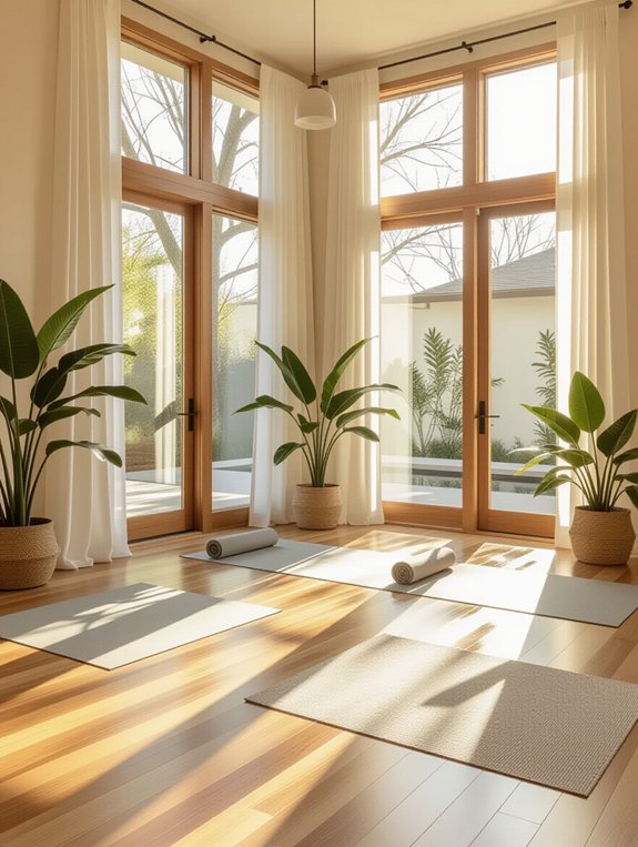 natural light through windows