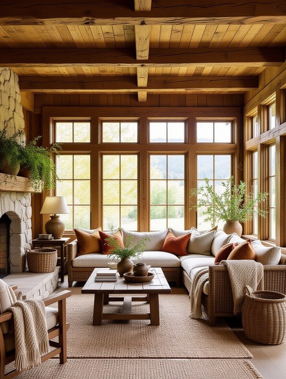 natural wood serene retreat