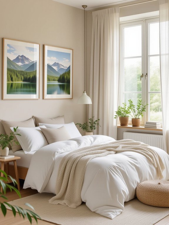 nature inspired bedroom sanctuary